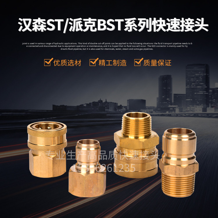 Swap Replacement Pike PARKER NPT3 8 Cleaner Joints Brass Joints American Quick Joints