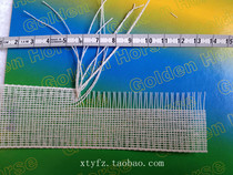 Imported clothing accessories Fishbone curling 3 5cm silk chiffon shirt and other clothing curled Fishbone