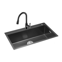 (National subsidy 15%) Moen kitchen sink basin gun gray vegetable basin large single slot nano anti-oil stain 74613