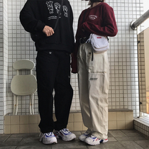 Waste Kesaven National Tide 19 spring P44 modified three-dimensional pocket men and women couples work casual pants hip-hop trousers