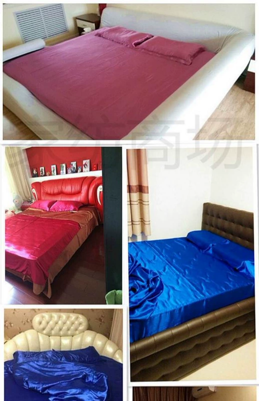 Đồng bằng lụa tơ tằm lụa tơ tằm lụa tơ tằm băng lụa đơn mảnh đôi đơn mùa hè mát mẻ - Khăn trải giường