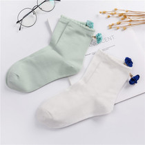 Womens casual cotton socks Spring and Autumn Winter cotton womens socks do not stinky feet do not fade retro trend student socks