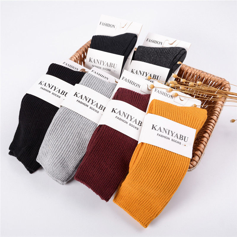 Socks, women's piles of socks, Korean version of college style, small spring and autumn Joker long Korean autumn and winter tide personality Japanese series