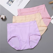 Mid-eo ren gợi cảm phụ nữ đồ lót tóm tắt tre than cotton bông tập tin kích thước lớn quần bán buôn