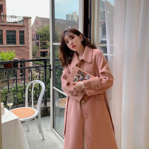 Yang small roll winter love song long double-sided woolen coat coat coat female Small Man 2020 New