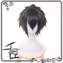 Final Fantasy 15 FF15 Noctis Noctis Thunder Lion Dark Gray Anti-upturned short Hair cos Wig