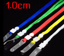 1 0CM soft leather buckle lanyard wholesale straight up buckle breast card sling custom card set lanyard 50