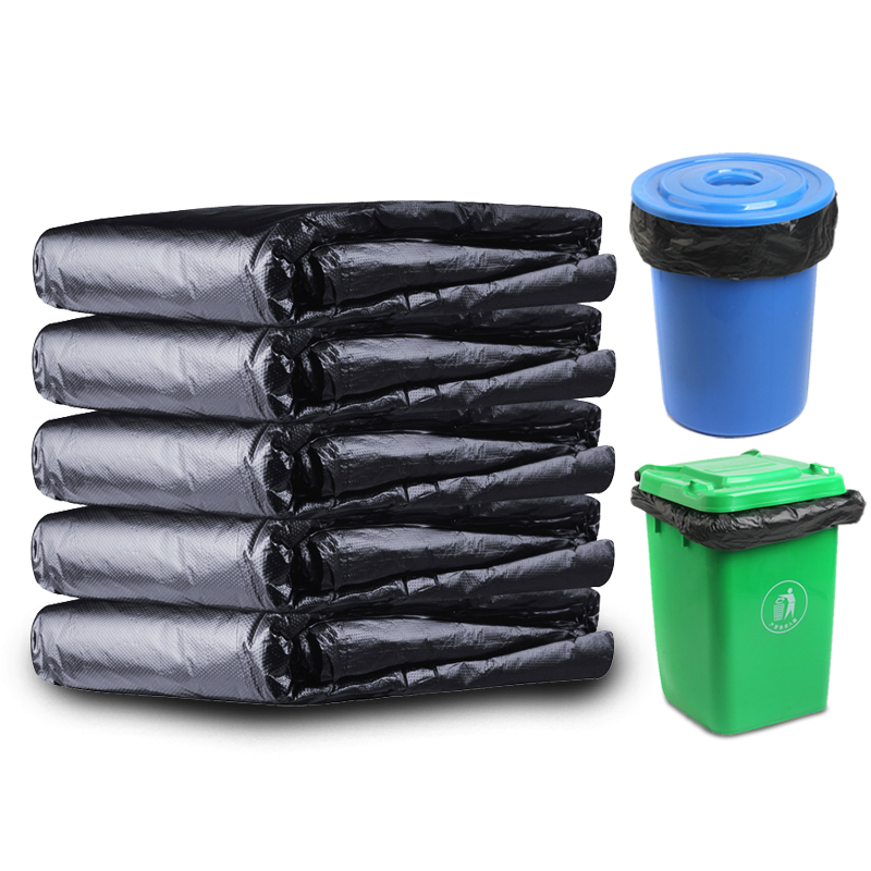 50 large garbage bags thickened sanitation hotel large size garbage bag property kitchen large size 100 * 120CM