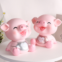  Piggy bank decoration childrens creative piggy bank large piggy bank cute anti-fall piggy bank girl large capacity