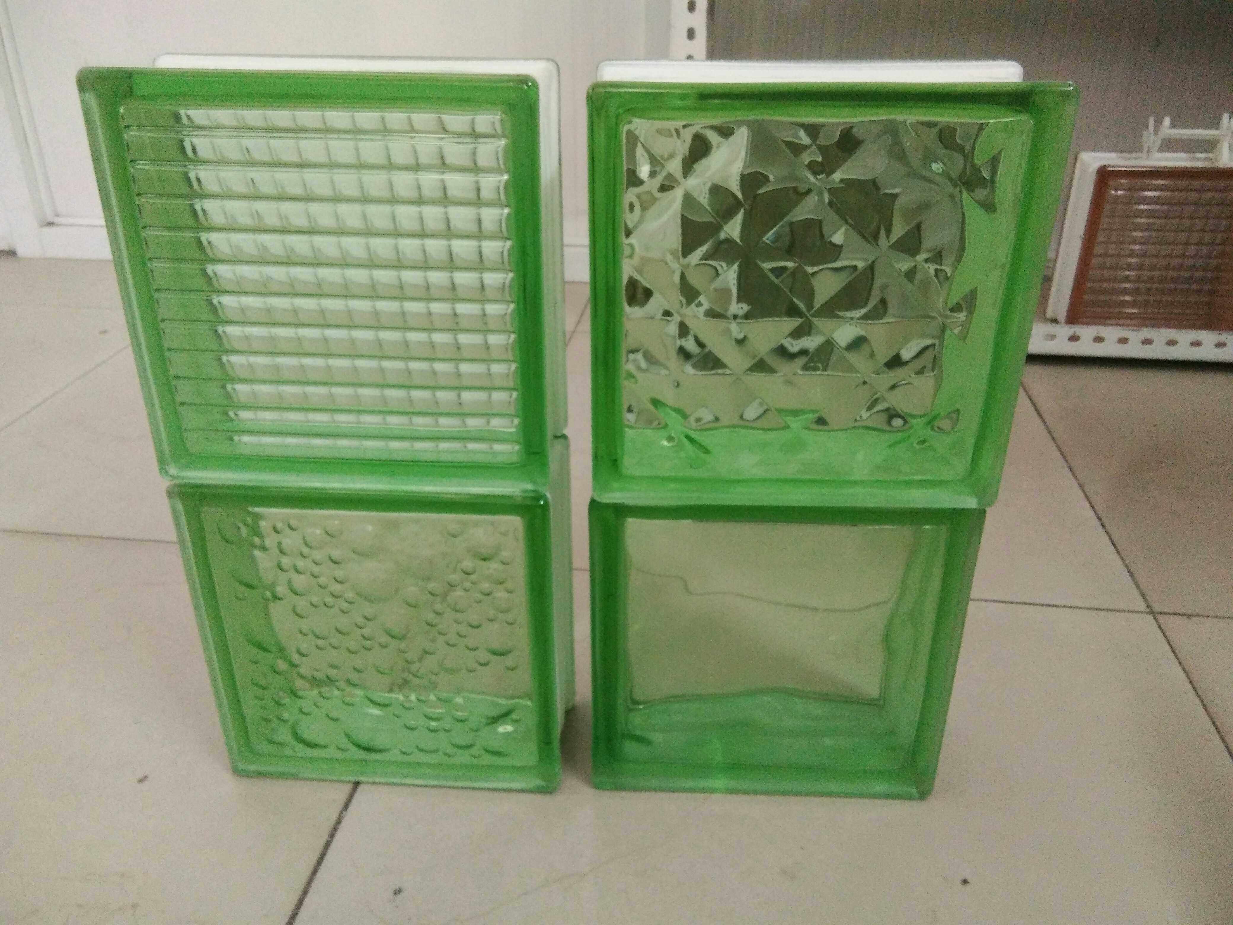 1908 full-Carnivals glass hollow brick square transparent light transmission Living room Xuanguan partition wall curtain wall