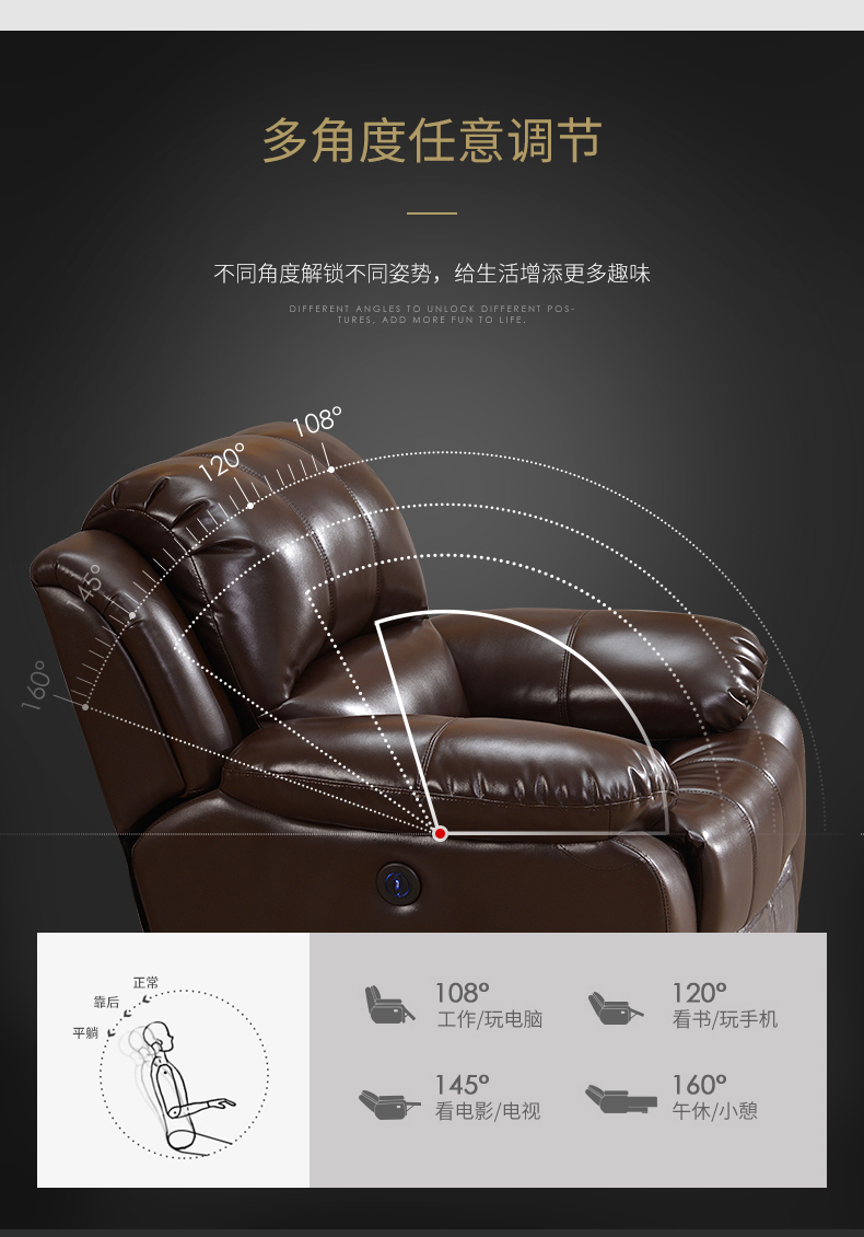 Land Rover phòng khách sofa da đa chức năng cabin điện đầu danh mục đầu tư căn hộ nhỏ tối giản hiện đại của Mỹ đã sẵn sàng - Ghế sô pha ghế sofa đẹp hiện đại