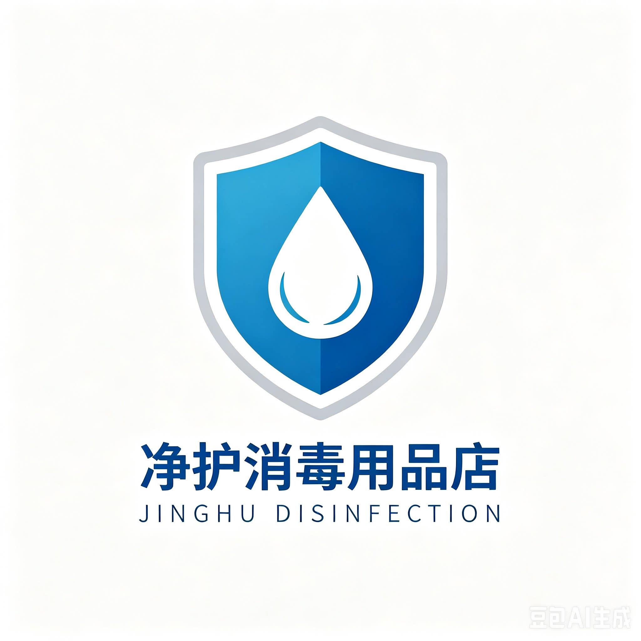 净护消毒用品店的LOGO