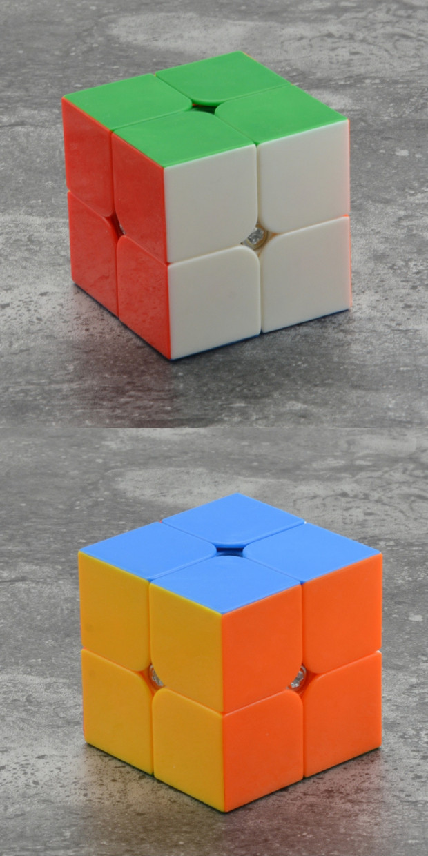 Bản gốc của Qiyi Black Mamba Rubik Cube Thứ hai Màu thứ hai Trẻ em Câu đố Đào tạo Đua xe Twist Cạnh tranh Đồ chơi học tập sớm - Đồ chơi IQ đồ chơi nấu ăn