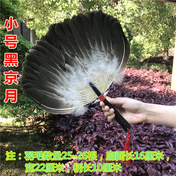 Feather fan handicraft goose feather fan Zhuge Liang Kongming fan baby pregnant fan banana fan cattail fan dance fan