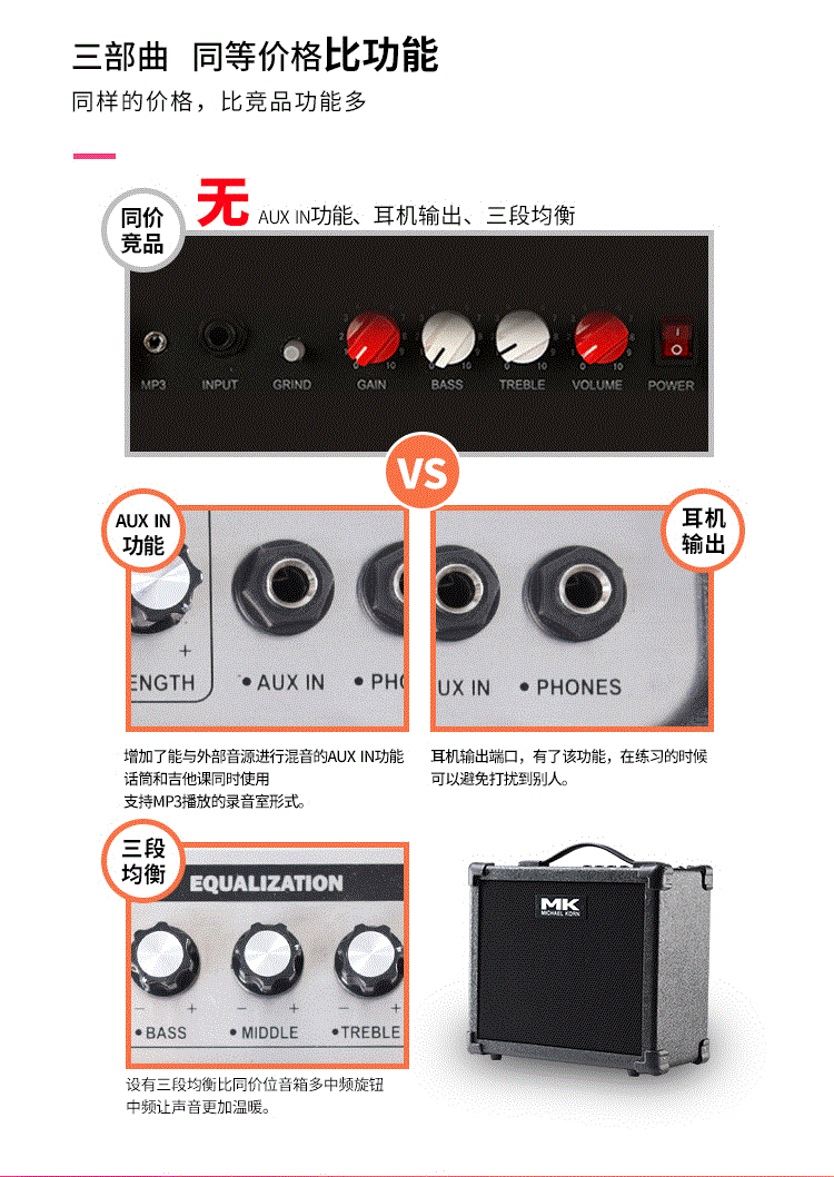 Loa guitar điện 15W cầm tay ngoài trời acoustic guitar loa ballad chơi guitar loa guitar loa âm thanh - Loa loa loa jbl xtreme
