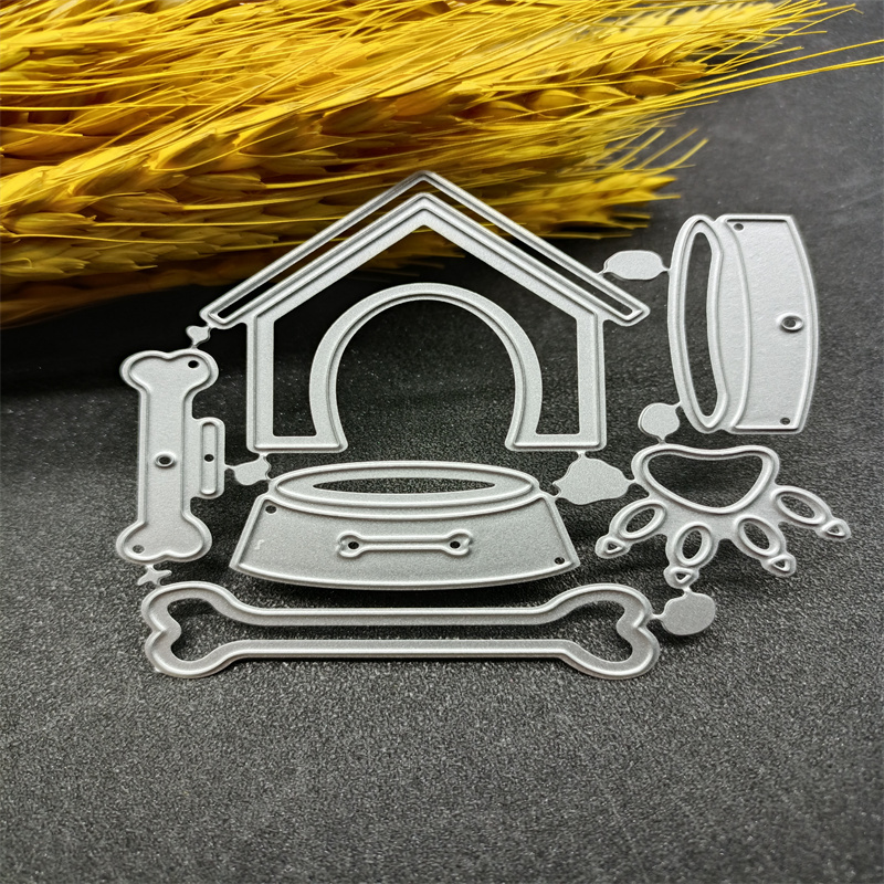 DIY Dog House Set, Embossing Mold, Large Quantity Discount, Professional Etched Carbon Steel Cutting Die DIY Dog House Set, Embossing Mold, Large Quantity Discount, Professional Etched Carbon Steel Cutting Die