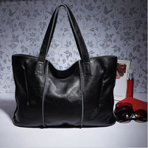 First layer cowhide womens bag 2022 new European and American all-match casual fashion large-capacity one-shoulder large bag genuine leather handbag