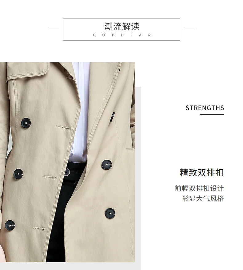 Trench pour femme SENTUBILA     en Coton - Ref 3228157 Image 9