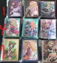 Oriental Eight Clouds Purple Animation Card Set Single Sheet