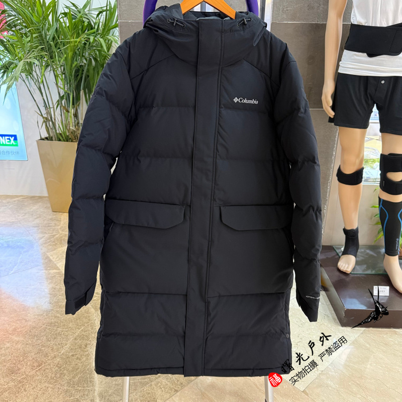 2025 Autumn and Winter New Columbia Men's Gold Dot Thermal 700 Fill Long down Jacket Xe5240