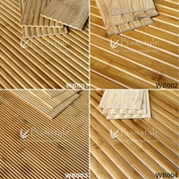 [Корона] Spot Carborized All -Bamboo Wavy Plate/Swand Decoration/потолок/Фоновая стена 001234