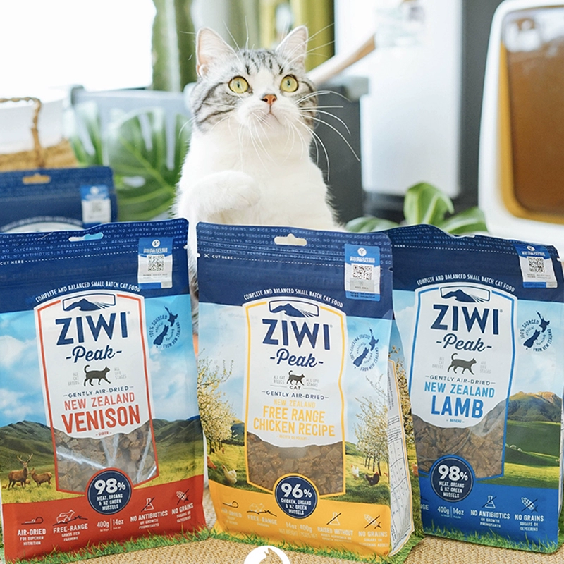 Thức ăn thịt tươi sấy khô trong không khí kép New Zealand Đỉnh cao ZIWI Đỉnh cao khô thịt tự nhiên thức ăn cho mèo Đồ ăn nhẹ cho mèo - Đồ ăn nhẹ cho mèo