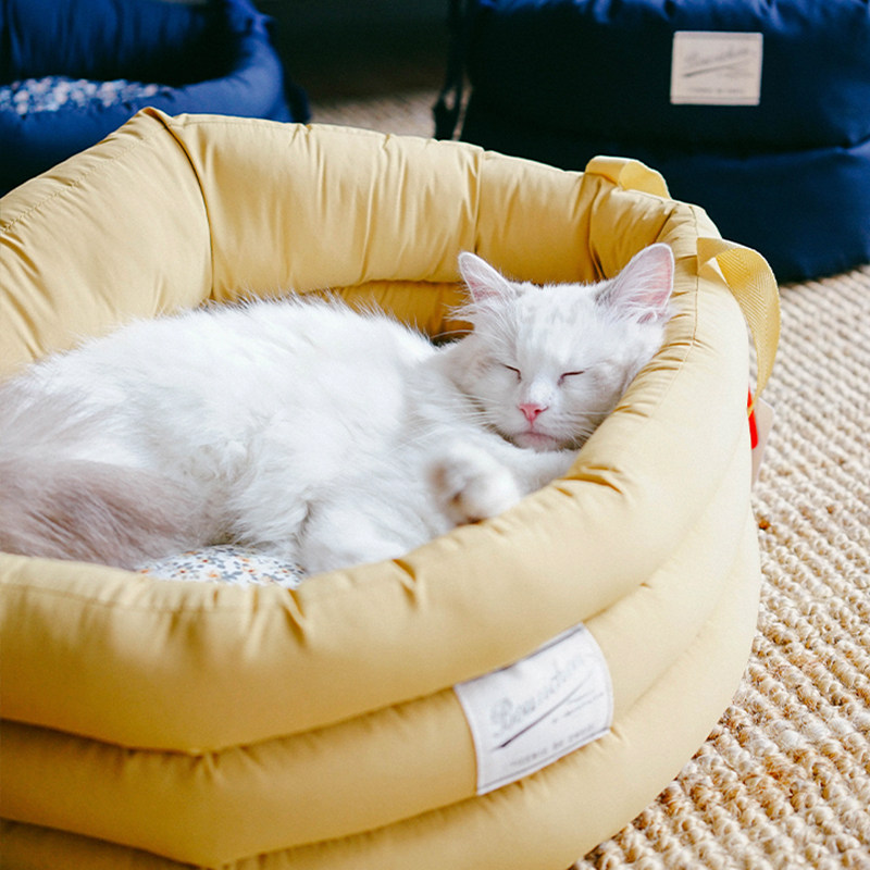 High quality machine wash sweet deep sleeping cat nest in winter warm and thicker cat's nest