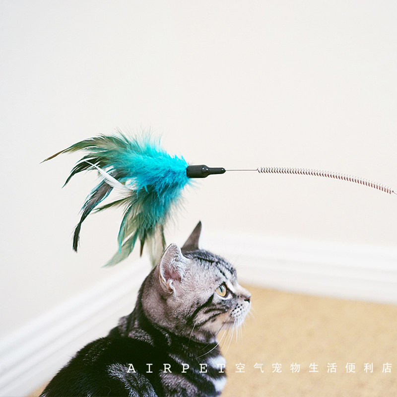 Affordable and durable~ Beautiful spring bells, colorful beads, feathers, cat sticks