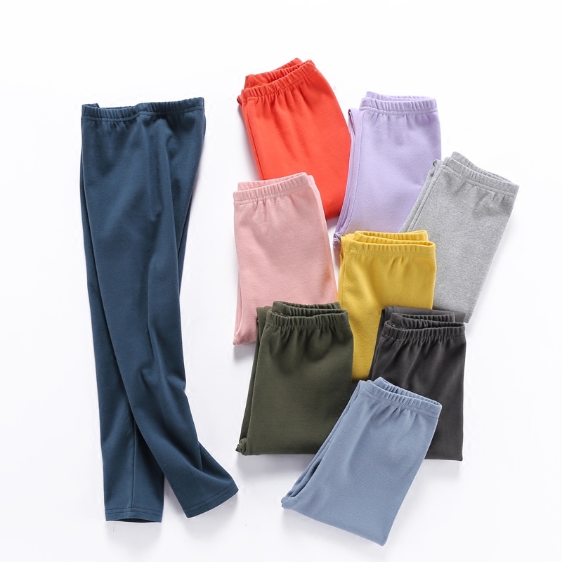 Children suit pure cotton inner lap pants spring autumn winter male and female child sanitary pants elastic long pants baby hit bottom pants for body sleeping pants