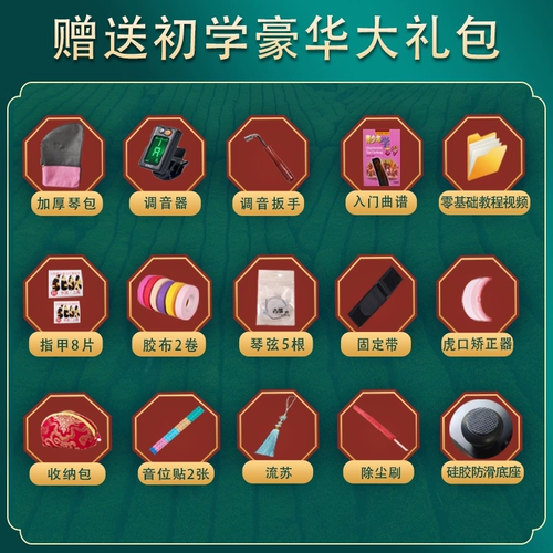 21 Строка Маленькая Цитер Портативные дети Взрослые Гупхенг Младший начинающий вход мини -маленький профессиональный практикующий пальцы