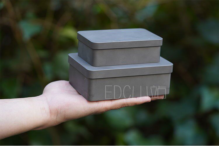 Титановые сплавы супер Коробка выживания ЧПУ ЧПУ один резьба Пустой супер непобедимый edc в коробку Выживание Судного дня 3 