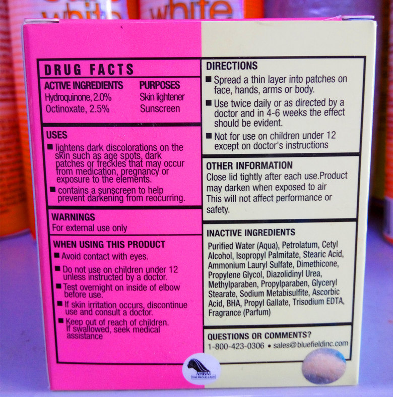 clear essence medicated fade creme with sunscreen