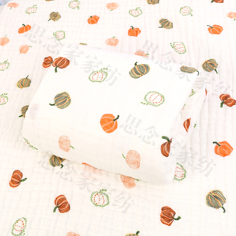 80*160 Four-Layer Pure Cotton Maternal and Infant Class a Seersucker Gauze Adult Bath Towel Large Bath Towel Absorbent and Soft