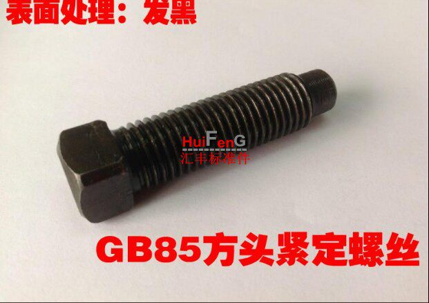 GB85 Square head convex tail fastening screw Square head long cylindrical end screw 20*40-50-60-70-80~200
