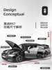 1:18 Scale Audi Rs7 Model Car Alloy Large Toy Car Remote Control Simulation Car Model Boy's Ornament Gift