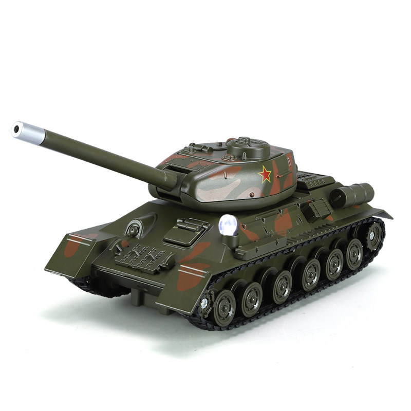 Alloy Soviet T34 Main Battle Tank Model Can Spray, Simulate, Children's Toy, Military Ornament, Tracked Armored Vehicle