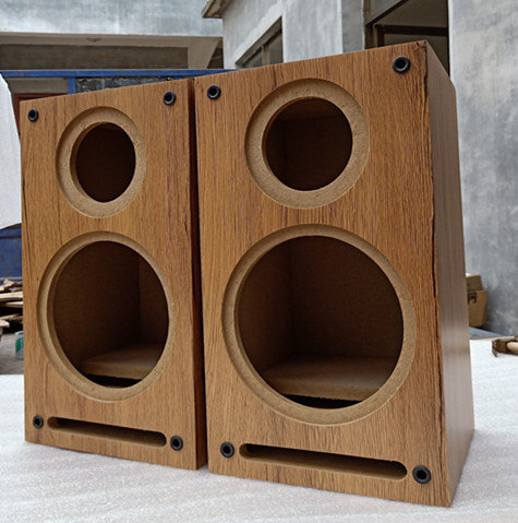 Special price labyrinth empty sound box empty box 6 5 inch bass 4 inch alt two frequency car horn diy sound case