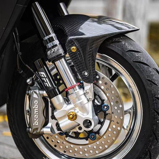 Genuine Gfe Inverted Front Shock Absorber Sniper 46-Core G352 No. 9/Mavericks 4Th Generation Modified Preload Adjustable Model