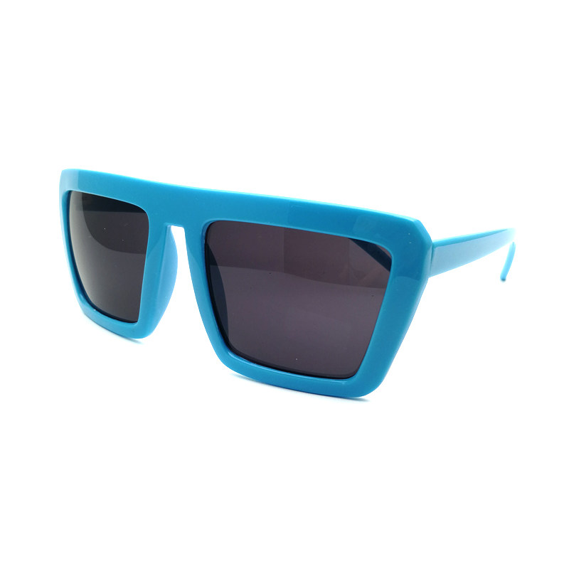 Trendy retro personality square square with male and female sunglasses Black neutral Sun Glasses Tours Photo 