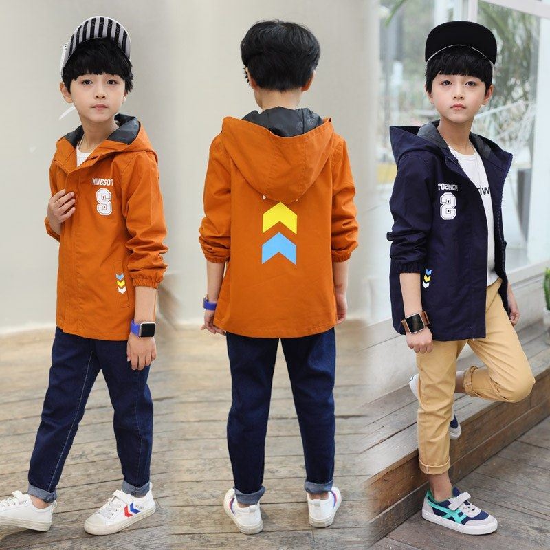 5 Children's clothing 6 Boys 'autumn jacket 2019 Korean edition 7 boys' 8 children's 9 new models 10 spring and autumn 12 tide 15 years old