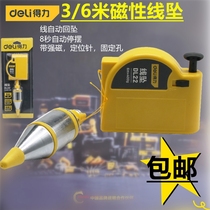 Del tool magnetic wire drop 3m wire drop hammer 6m wire vertical hammer pendant hammer DL21 DL22