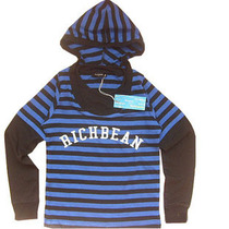 Foreign trade Richbean foreign trade Original single soft long sleeve with cap T-shirt 120 special price