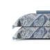 ROYALCOVER / Luo Kafu in vải châu Âu bông denim hình học trung tính gió Aosta - Bộ đồ giường bốn mảnh