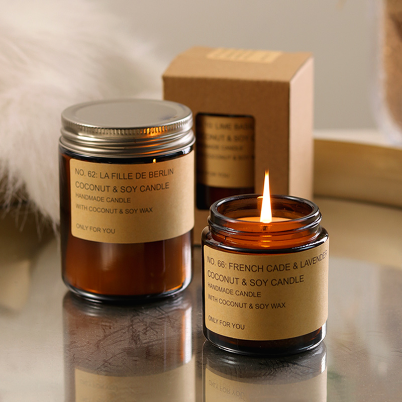 Aromatic candle gift box bedroom fragrance gift enduring smoke-free romantic candle household