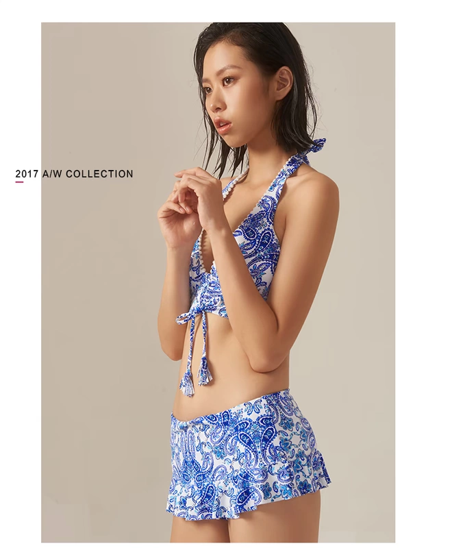 Yizi mới ngực nhỏ tụ tập áo tắm nữ bikini gợi cảm nóng bỏng bikini 2188 - Bikinis
