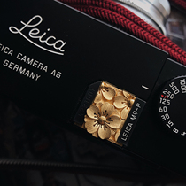 leica Leica M11M10R10P camera hot shoe cover protective cover cherry blossom gold 22k handmade