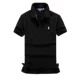 Áo sơ mi nam Paul POLO Áo liền thân mùa hè Màu trơn Paul Áo thun tay ngắn Thanh niên Giải trí Kích thước lớn Cotton Top