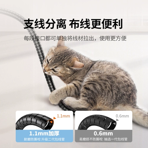 绿联 Провода, защитные рукава для защиты от укусов проводов, проволочные трубки, компьютерные провода, провода жгутов проводов, хранение проволочных трубок, намотка и организация шнуров питания, провода для организации проводов, органайзеры проводов