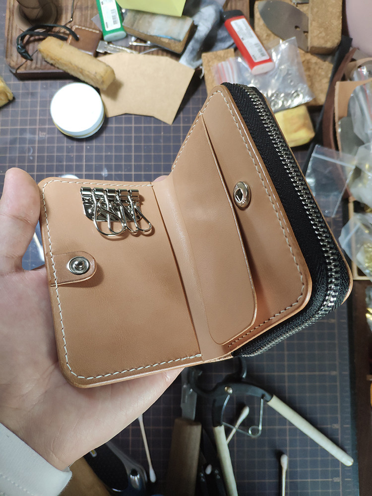 Tochigi Wooden Wallet Key Bag Zero Wallet Card Bag