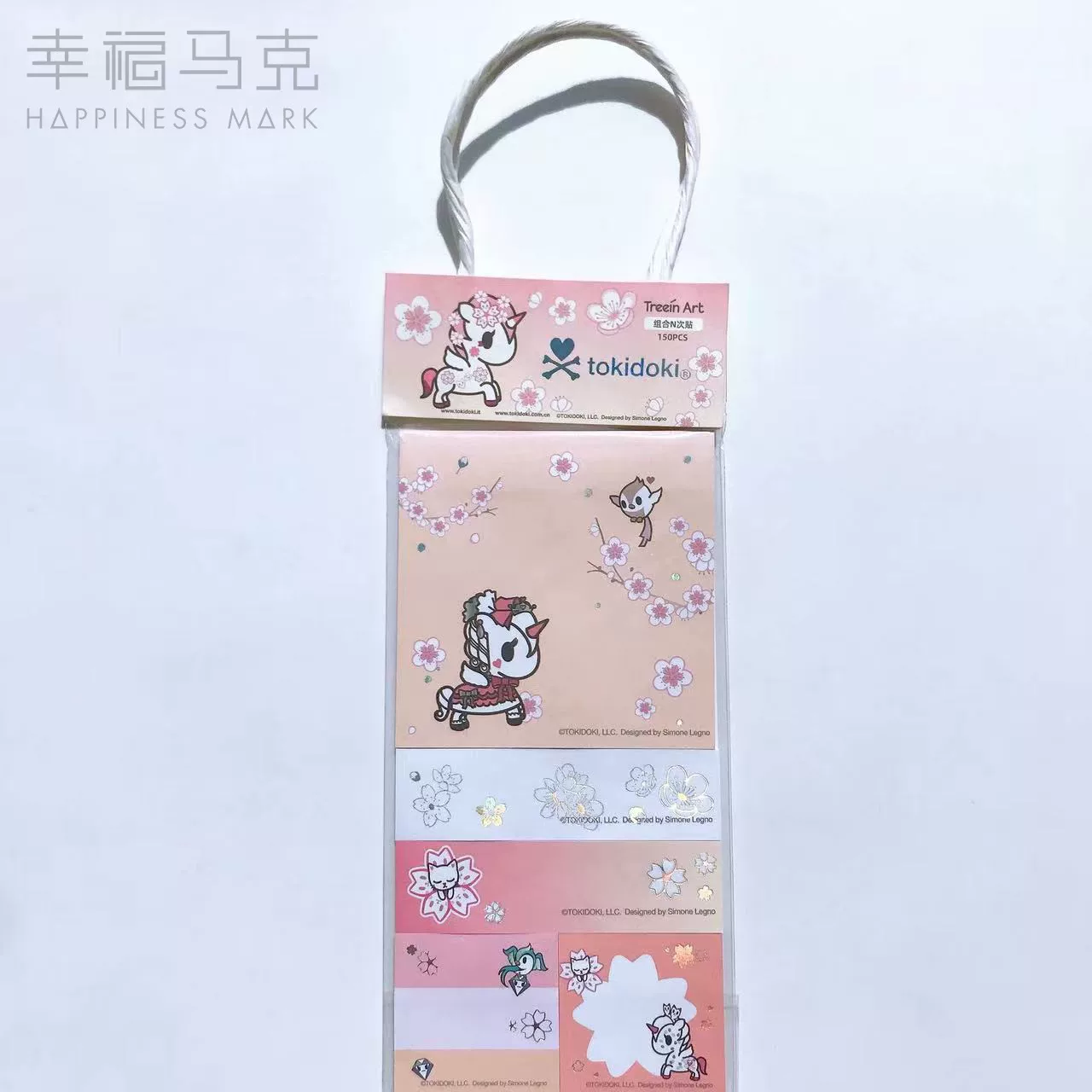 Китайский бренд Tokidoki серия Sakura бронзирование сумка набор N раз наклейки учащийся милый мультфильм подлинно подтверждён